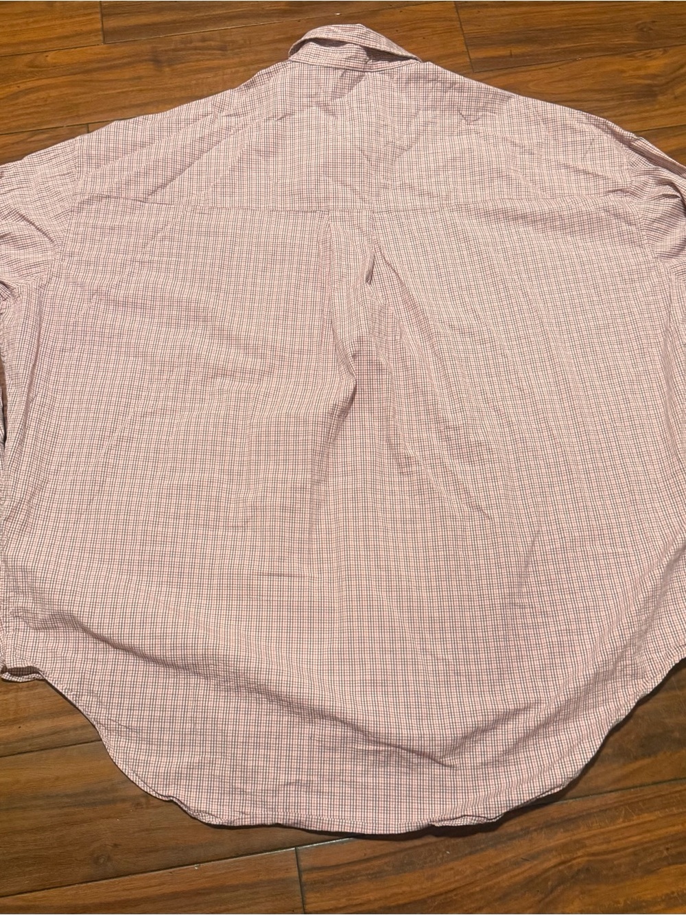 SKIMS Light Pink Checked Long-Sleeve Button-Down Shirt - Picture 7 of 7